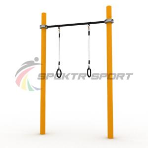 Купить Турник классический для занятий Воркаут с кольцами SP WRK-07 + Rings_76mm в Южноуральске 